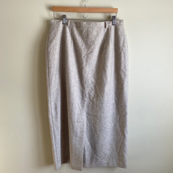 Vintage San Francisco Collection Wool Blend Full Length Skirt 16" Waist - Picture 4 of 5